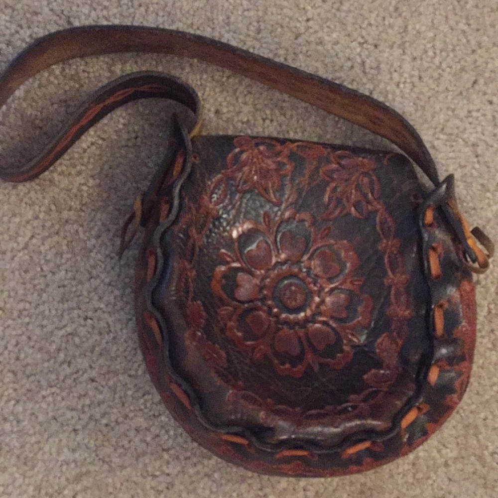 Vintage Mexican leather purse - Picture 2 of 2